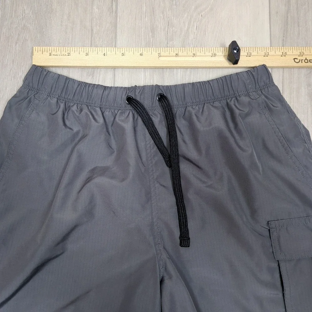 Nike Cargo Swim Shorts Mens Small Gray 6.5